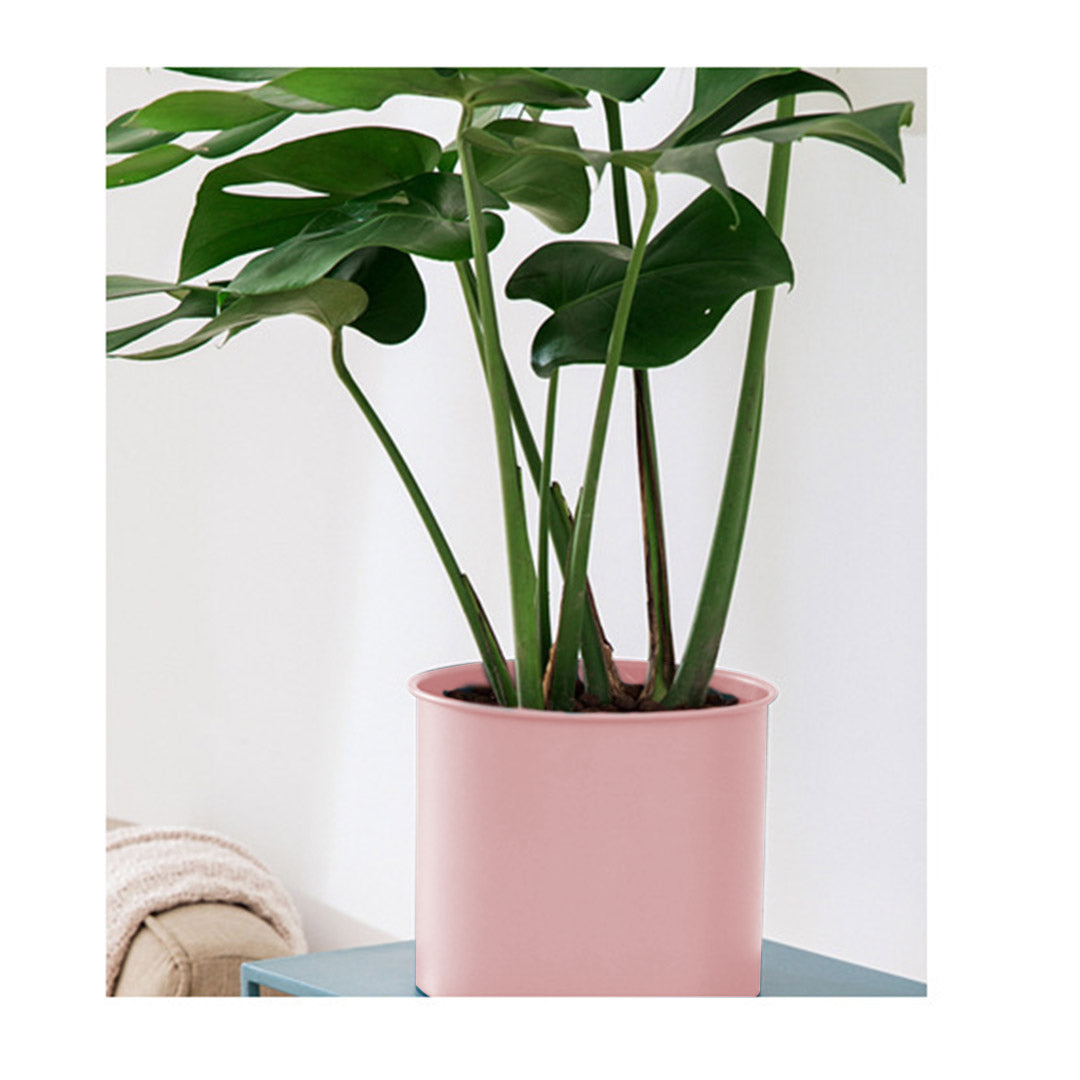 SOGA 4X 70cm Tripod Flower Pot Plant Stand with Pink Flowerpot Holder Rack Indoor Display • LUZ-FPotH72PNKX4