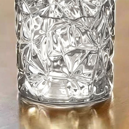 SOGA 30cm Sleek Clear Glass Vase Elegant Wide Crystal Design for Modern Home Décor • LUZ-GVaseClearSML