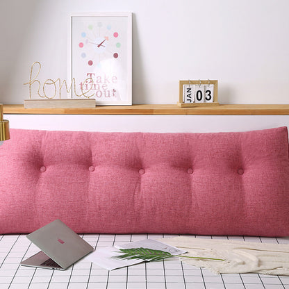 SOGA 180cm Pink Triangular Wedge Bed Pillow Headboard Backrest Bedside Tatami Cushion Home Decor • LUZ-PillowFab180Red