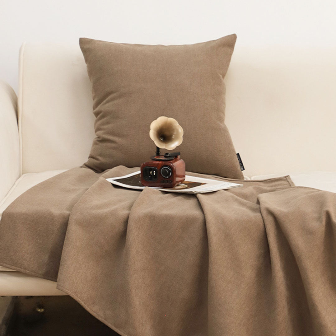 SOGA 1.5m Bed Light Brown Vintage Scarf Runner Bedding Tail Pad Flag For Home Hotel Set of 3 • LUZ-BedFlagS72