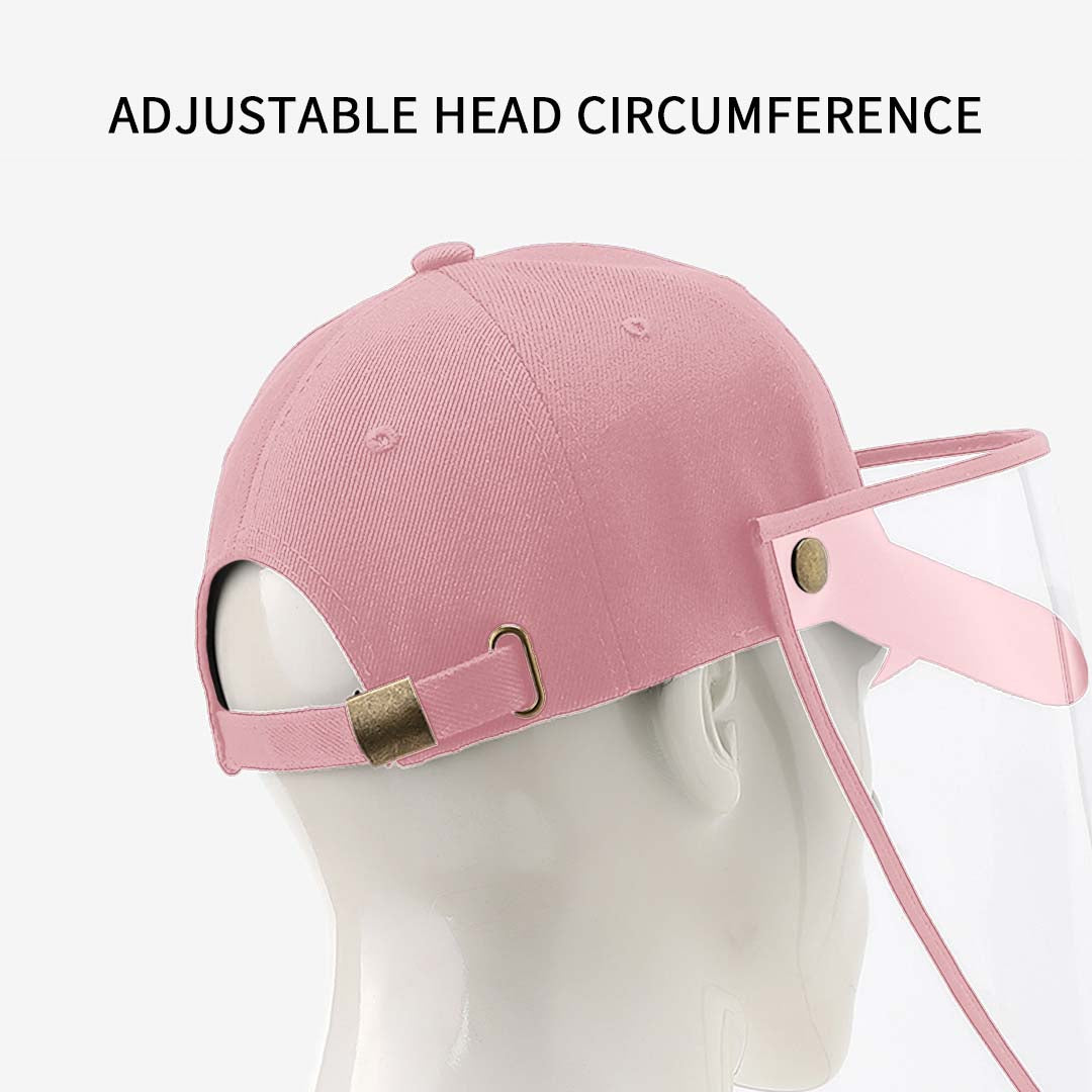 Outdoor Protection Hat Anti-Fog Pollution Dust Protective Cap Full Face HD Shield Cover Kids Pink • LUZ-HatKidsPNK
