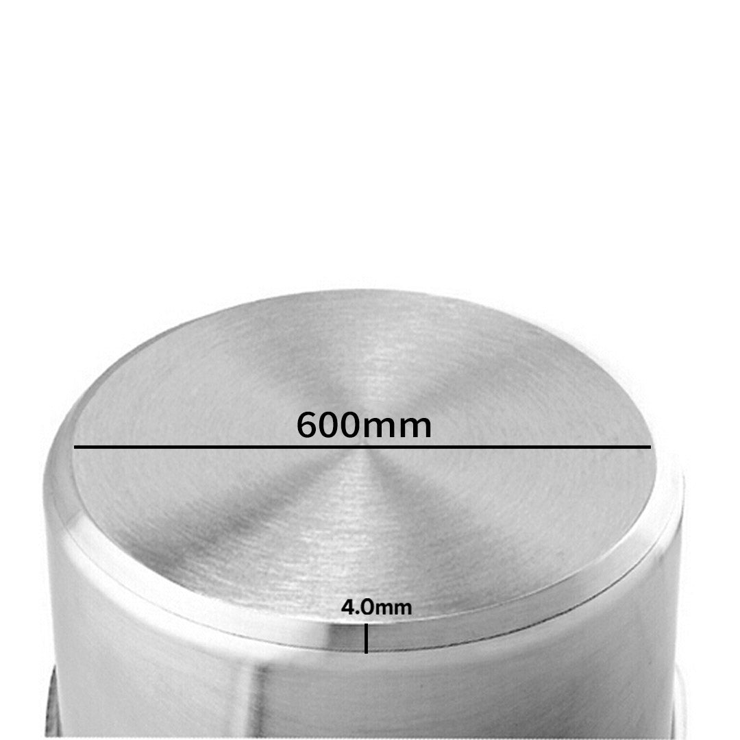 SOGA Stock Pot 225Lt Top Grade Thick Stainless Steel Stockpot 60CMX80CM 18/10 • LUZ-SOGAStockPot60X80CM225L