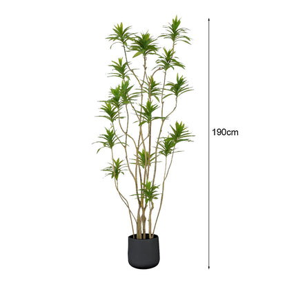 SOGA 2X 190cm Lily Bamboo Plant Tree Living Room Artificial Plant Home Accent Decoration • LUZ-APlant19019X2
