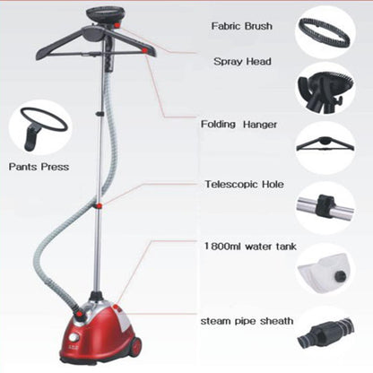 SOGA Garment Steamer Portable Cleaner Steam Iron Gold • LUZ-GarmentRoundGold