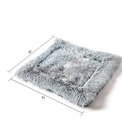 SOGA Black Dual-purpose Cushion Nest Cat Dog Bed Warm Plush Kennel Mat Pet Home Travel Essentials • LUZ-CarPetBag01
