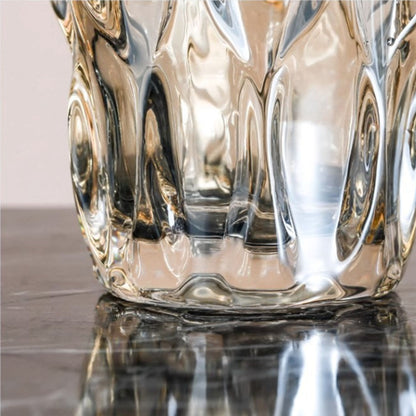 SOGA 29cm Glass Clear Vase Crystal VASE Thick Modern Home Decor • LUZ-GVaseClear29