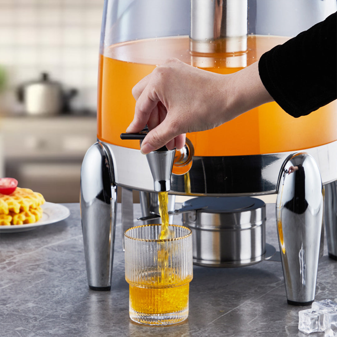 SOGA Stainless Steel 12L Beverage Dispenser Hot and Cold Juice Water Tea Chafer Urn Buffet Drink Container Jug • LUZ-VICDispenser5714