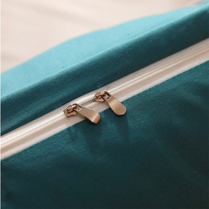 SOGA 4X 180cm Blue-Green Princess Bed Pillow Headboard Backrest Bedside Tatami Sofa Cushion with Ruffle Lace Home Decor • LUZ-PillowSlk180BlueX4