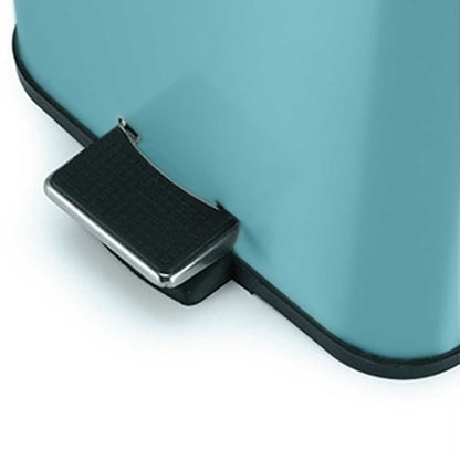 SOGA 2X 12L Foot Pedal Stainless Steel Rubbish Recycling Garbage Waste Trash Bin Square Blue • LUZ-RubbishBinSquare12LBlueX2