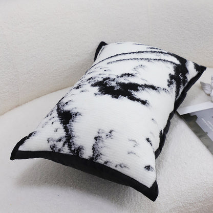 SOGA 35cm Throw Pillow Black and White Leopard Thick Premium Polyester Fiber for Home Decor • LUZ-FrenchCushion324