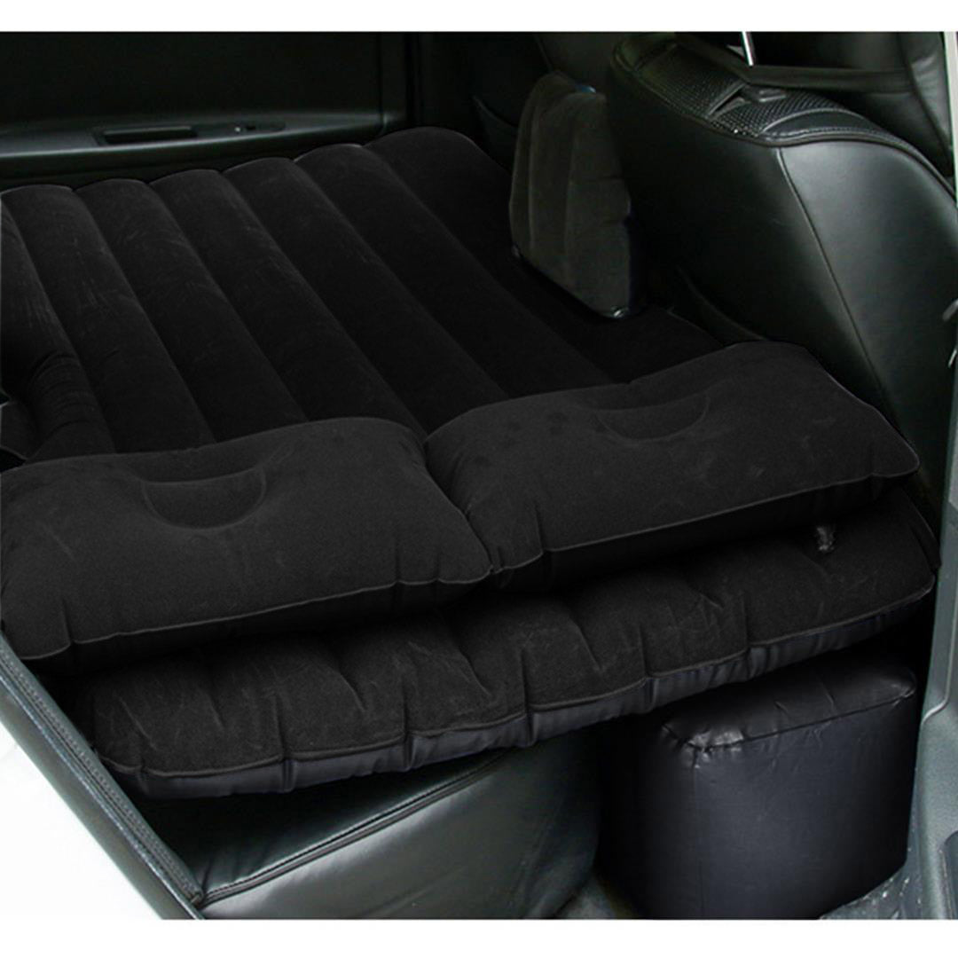 SOGA Inflatable Car Mattress Portable Travel Camping Air Bed Rest Sleeping Bed Black • LUZ-CarMatBlack