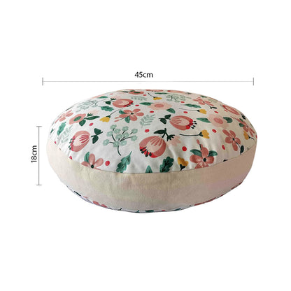 SOGA 45cm Polyester-Cotton Pillow with EPP Particle Insert for Enhanced Comfort Home Decor • LUZ-Pouffe629