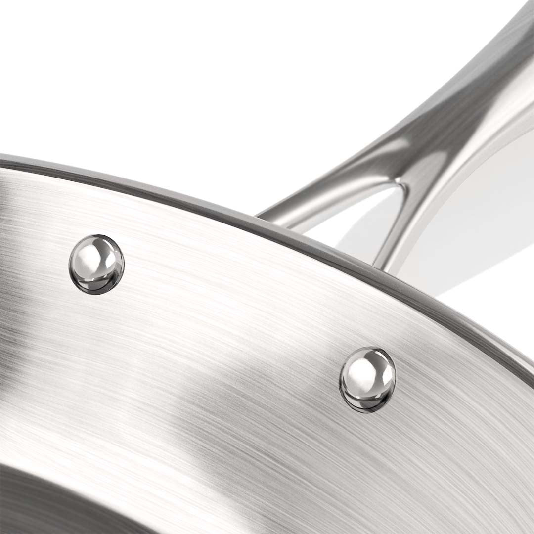 SOGA Electric Smart Induction Cooktop and 28cm Stainless Steel Fry Pan Cooking Frying Pan • LUZ-ECookt-FRY2864