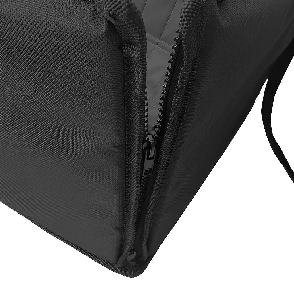 SOGA Black Car Pet Sitting Bag Breathable Safety Travel Portable Carrier Pouch Travel Essentials • LUZ-CarPetBag070