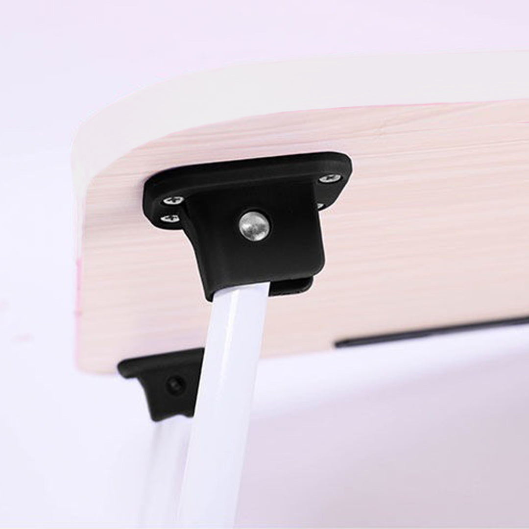 SOGA Pink Portable Bed Table Adjustable Foldable Bed Sofa Study Table Laptop Mini Desk Breakfast Tray Home Decor • LUZ-BedTableA02