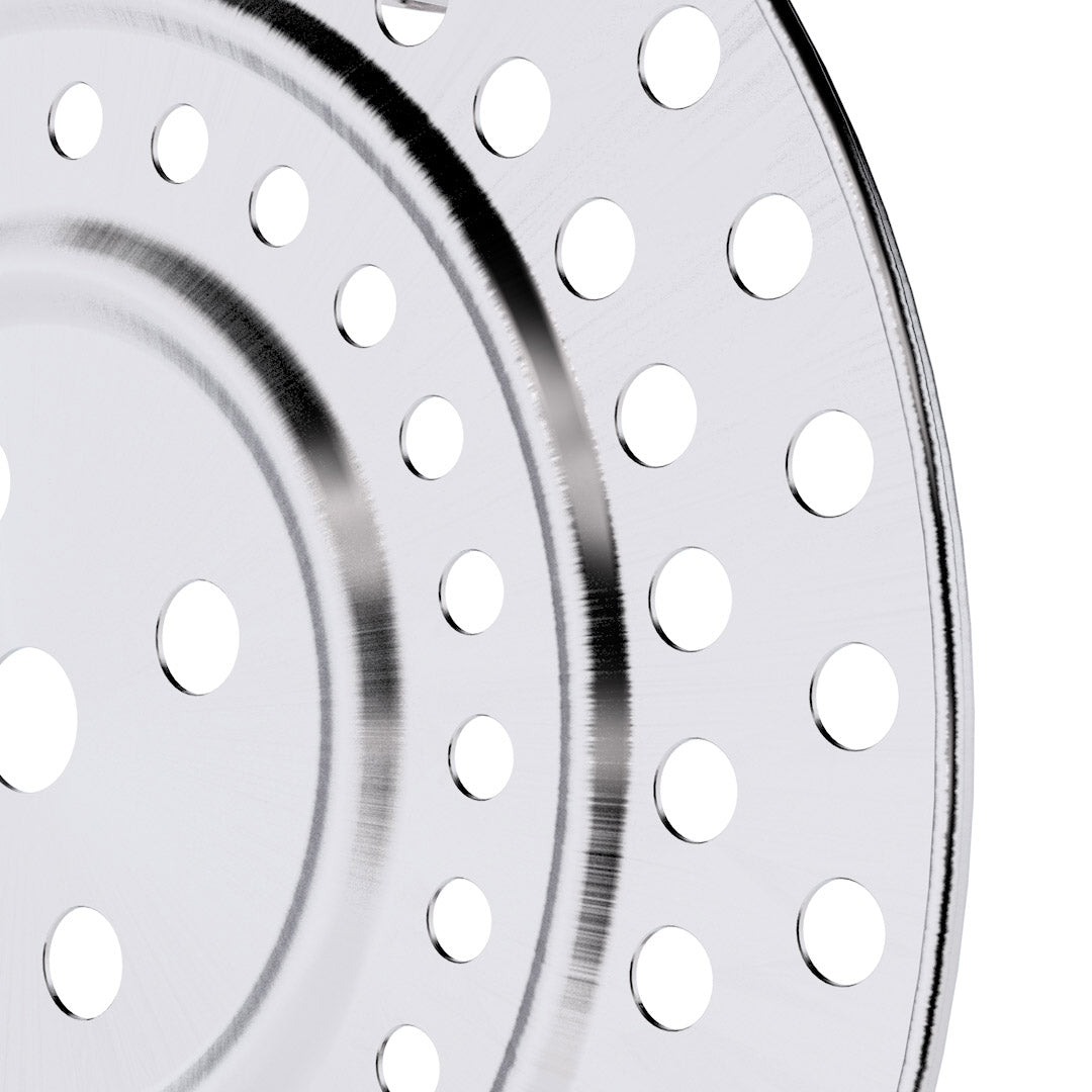 SOGA 2X 28cm Stainless Steel Steamer Insert Stock Pot Steaming Rack Stockpot Tray • LUZ-SS-Rack28CMX2