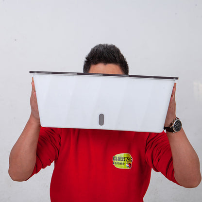 SOGA 50cm Large White Rectangular Flowerpot Vegetable Herb Flower Outdoor Plastic Box Garden Decor • LUZ-PlantBox1K