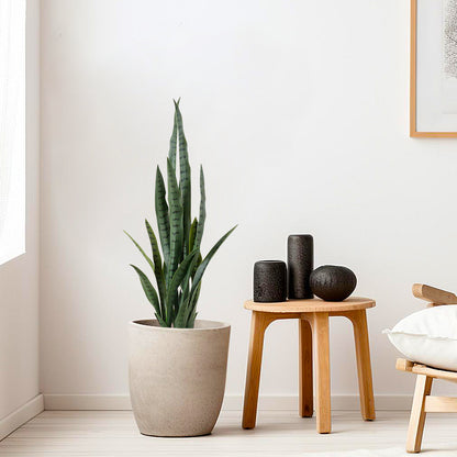 SOGA 95cm Sansevieria Snake Artificial Plants with Black Plastic Planter Greenery, Home Office Decor • LUZ-APlantFH9510