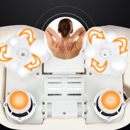SOGA 2X Electric Kneading Back Neck Shoulder Massage Arm Body Massager Blue/White • LUZ-Massager580ABLU-WHT