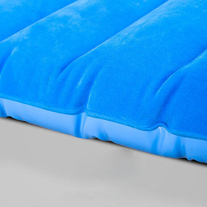 SOGA 2X Blue Stripe Inflatable Car Mattress Portable Camping Rest Air Bed Travel Compact Sleeping Kit Essentials • LUZ-CarMat004X2