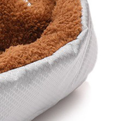 SOGA Silver Dual-purpose Cushion Nest Cat Dog Bed Warm Plush Kennel Mat Pet Home Travel Essentials • LUZ-CarPetBag04