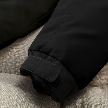 abbee Black 2XL Winter Fur Hooded Down Jacket Stylish Lightweight Quilted Warm Puffer Coat • LUZ-DJ-5858G