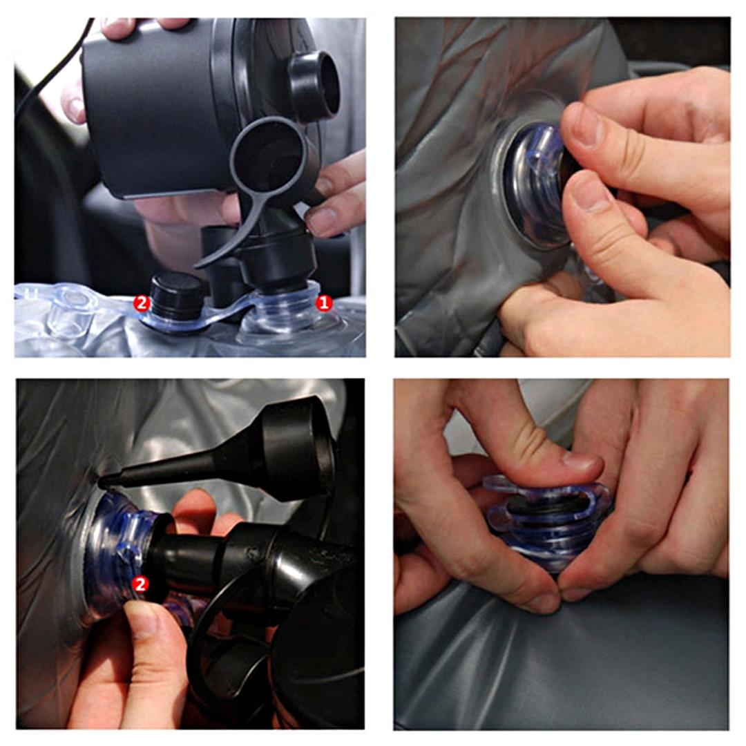 SOGA Inflatable Car Mattress Portable Travel Camping Air Bed Rest Sleeping Bed Blue • LUZ-CarMatBlue