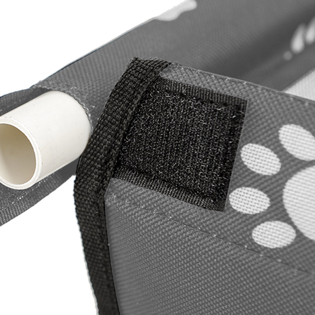 SOGA 2X Waterproof Pet Booster Car Seat Breathable Mesh Safety Travel Portable Dog Carrier Bag Grey • LUZ-CarPetBag013GREYX2