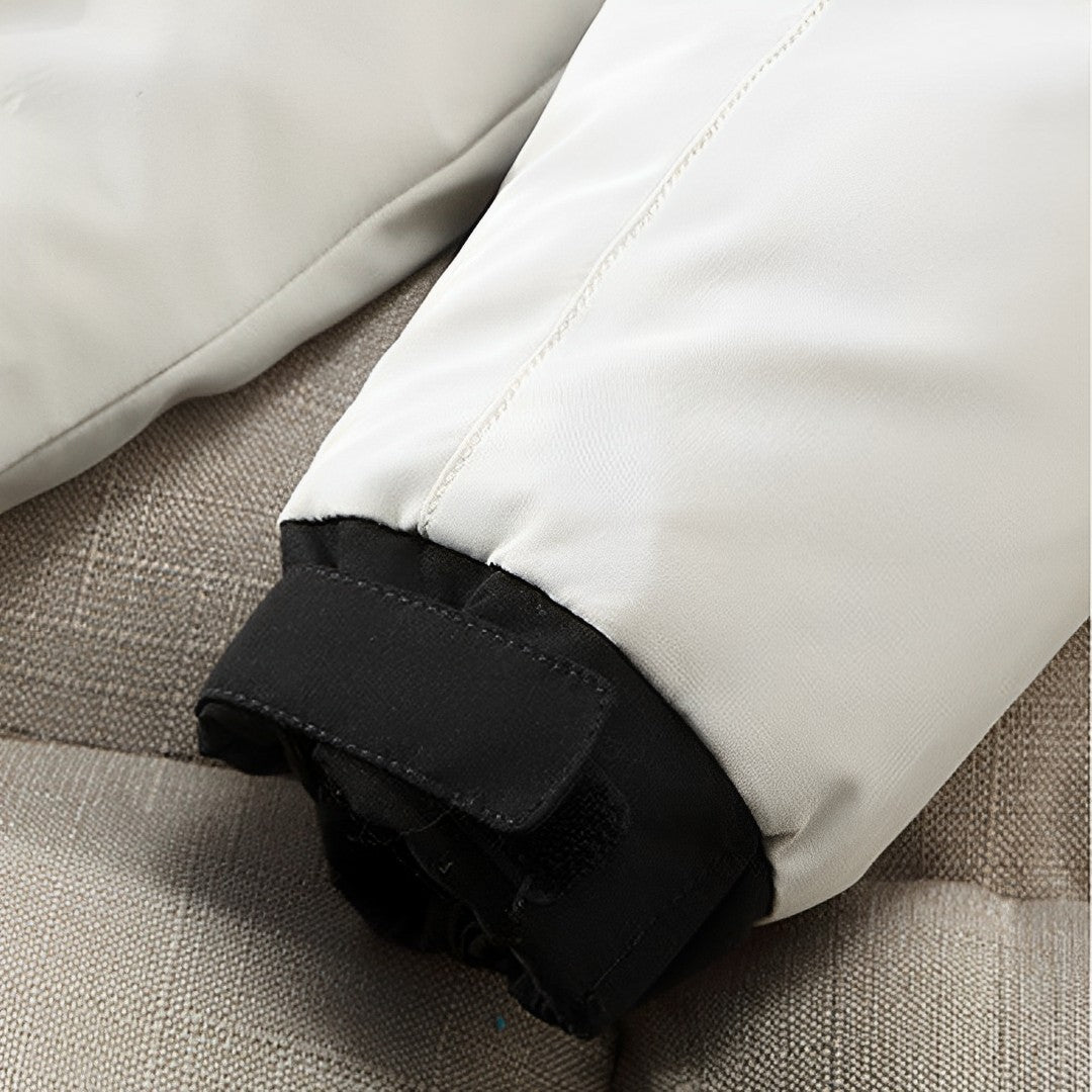 abbee White 3XL Winter Fur Hooded Down Jacket Stylish Lightweight Quilted Warm Puffer Coat • LUZ-DJ-5858D
