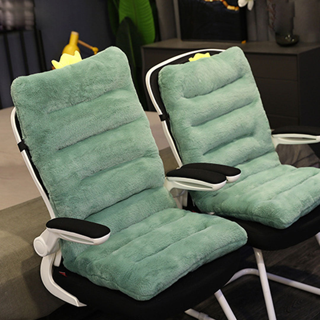SOGA Green One Piece Dino Cushion Office Sedentary Butt Mat Back Waist Chair Support Home Decor • LUZ-SCushion055