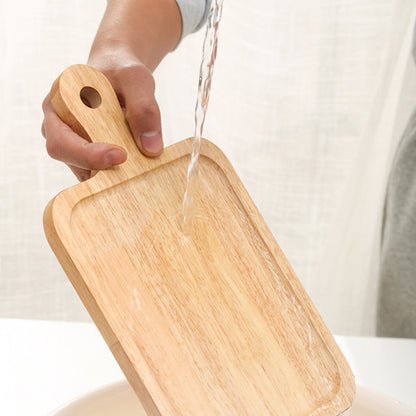 SOGA 2X 40cm Rectangle Premium Wooden Oak Food Serving Tray Charcuterie Board Paddle Home Decor • LUZ-WodA026X2