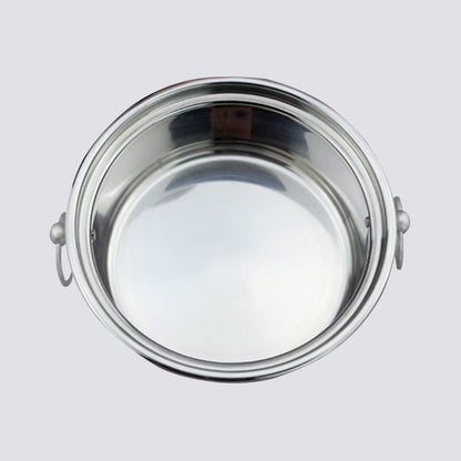 SOGA 2X Stainless Steel Mini Asian Buffet Hot Pot Single Person Shabu Alcohol Stove Burner with Glass Lid • LUZ-ChafingDishHotPot7X2