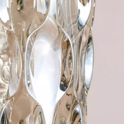 SOGA 29cm Glass Clear Vase Crystal VASE Thick Modern Home Decor • LUZ-GVaseClear29