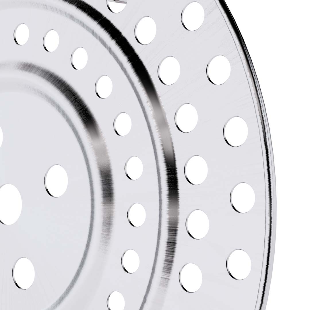 SOGA 39cm Stainless Steel Steamer Insert Stock Pot Steaming Rack Stockpot Tray • LUZ-SS-Rack39CM
