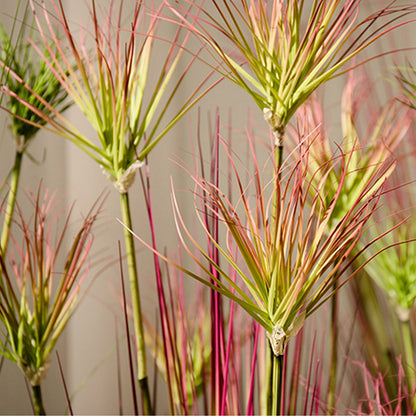 SOGA 120cm Purple-Red Artificial Indoor Potted Papyrus Plant Tree Fake Simulation Decorative • LUZ-APlantFH60152