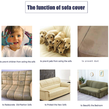 SOGA 1-Seater Checkered Sofa Cover Couch Protector High Stretch Lounge Slipcover Home Decor • LUZ-SofaCov221