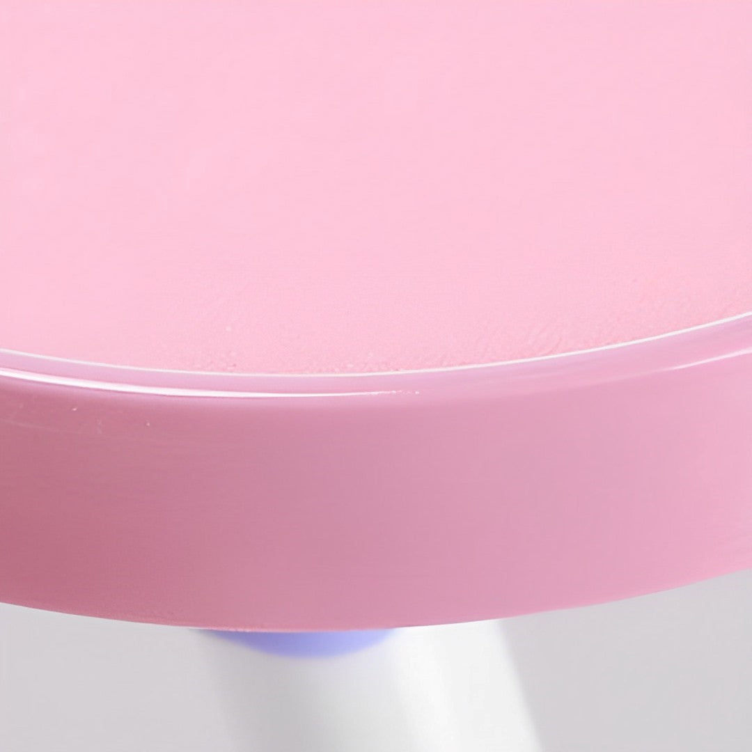 SOGA 2X Pink Portable Bed Table Adjustable Folding Mini Desk Notebook Stand Card Slot Holder with Cup-Holder Home Decor • LUZ-BedTableH302X2