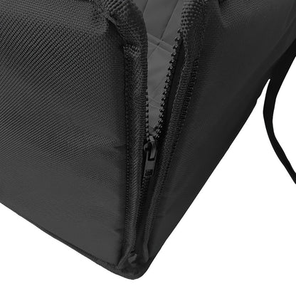 SOGA 2X Black Car Pet Sitting Bag Breathable Safety Travel Portable Carrier Pouch Travel Essentials • LUZ-CarPetBag070X2