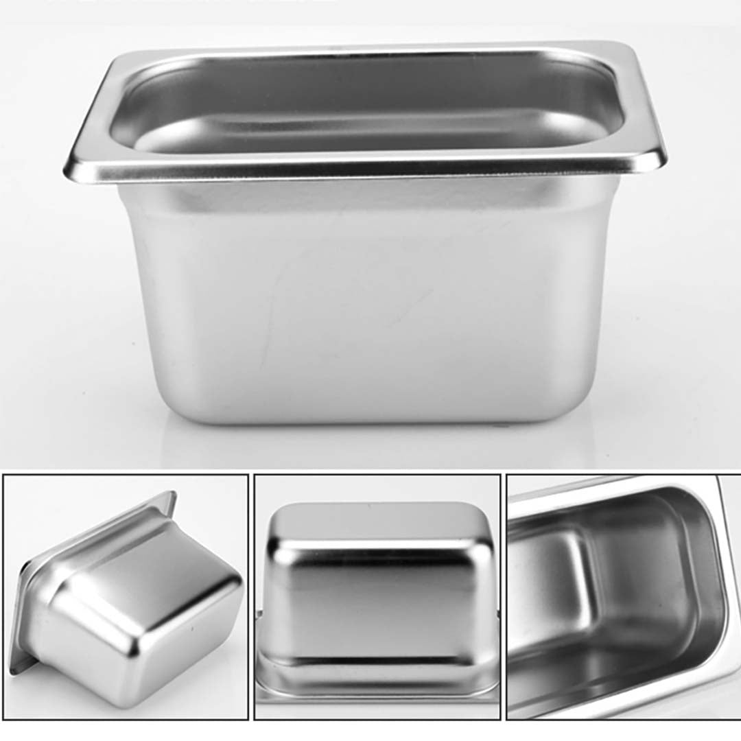 SOGA Gastronorm GN Pan Full Size 1/1 GN Pan 20cm Deep Stainless Steel Tray With Lid • LUZ-GP5406wLidX1