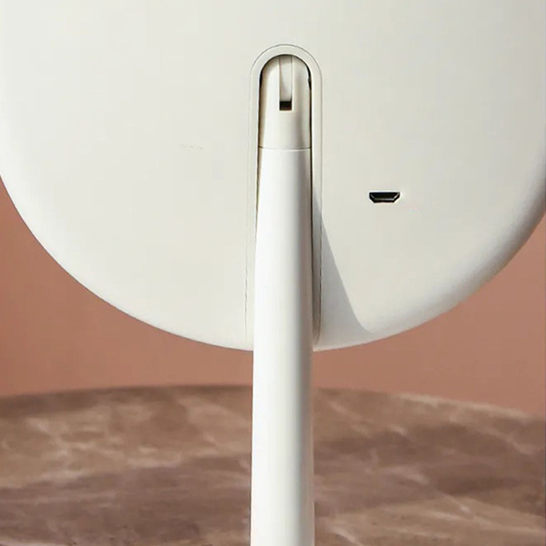 SOGA White Antler LED Light Makeup Mirror Tabletop Vanity Home Decor • LUZ-BathG533