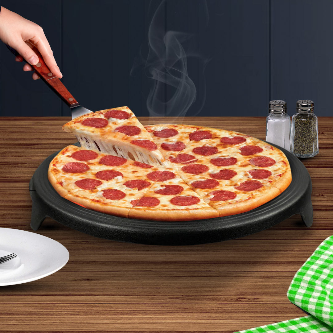 SOGA 33CM Reversible Round Cast Iron Crepes Pan Baking Cookie Pancake Pizza Bakeware • LUZ-ZPai052A