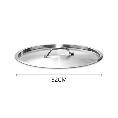 SOGA 32cm Top Grade Stockpot Lid Stainless Steel Stock pot Cover • LUZ-StockPot32CM-JLID