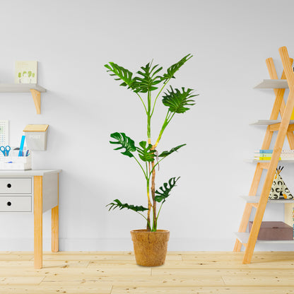 SOGA 4X 175cm Tropical Monstera Palm Artificial Plant Tree, Real Touch Technology, with UV Protection • LUZ-APlantFHG17510X4