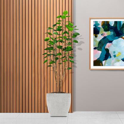 SOGA 4X 150cm Plastic Potted Polyscias Scutellaria Plant Home Garden Artificial Tree, Home Decor • LUZ-APlantFHJQD150102X4