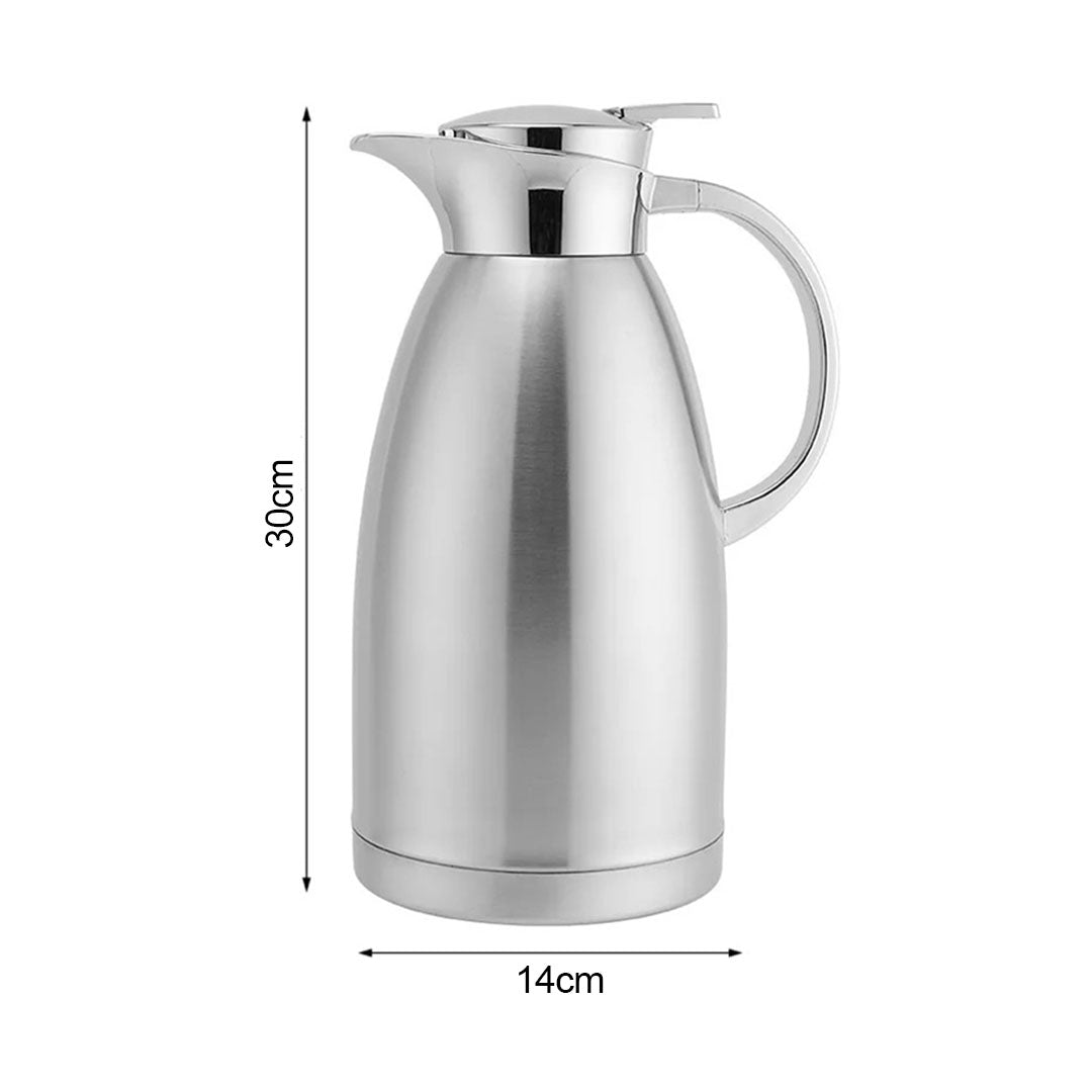 SOGA 2.3L Silver Double-Wall vacuum with 2 layers stainless steel Construction Thermal Flask • LUZ-BottleWKE17