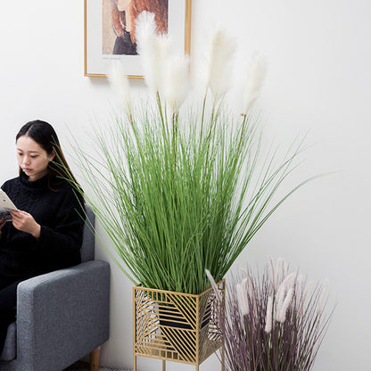 SOGA 110cm Artificial Indoor Potted Reed Bulrush Grass Tree Fake Plant Simulation Decorative • LUZ-APlantFH6022