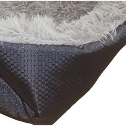 SOGA 2X Black Dual-purpose Cushion Nest Cat Dog Bed Warm Plush Kennel Mat Pet Home Travel Essentials LUZ-CarPetBag01X2