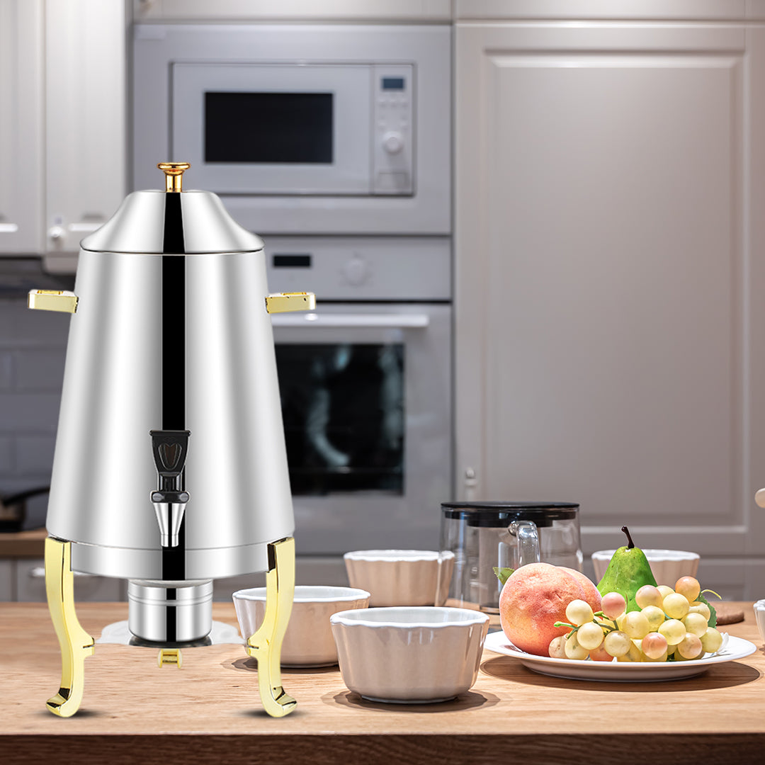 SOGA Stainless Steel Dispenser Beverage Juicer Commercial Buffet Drink Container Jug with Side Handles • LUZ-VICDispenser5711