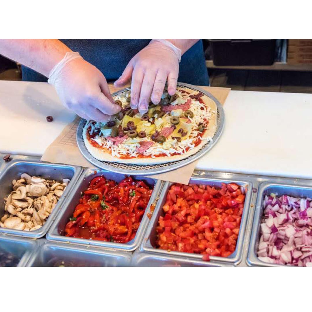 SOGA 6X 9-inch Round Seamless Aluminium Nonstick Commercial Grade Pizza Screen Baking Pan • LUZ-PizzaScreen11704X6