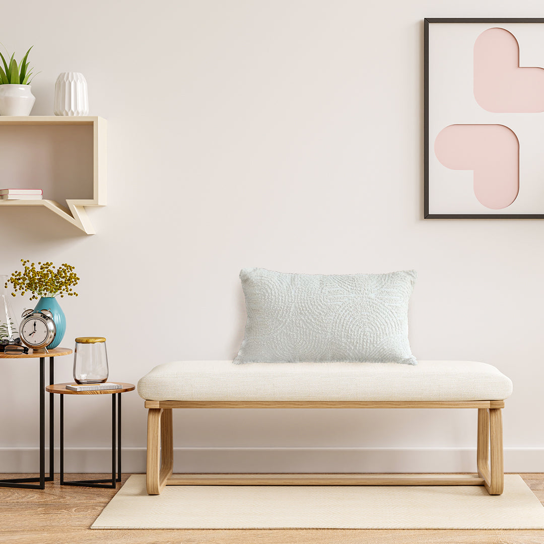 SOGA 35cm Lumbar Pillow Embroidered Decorative Linen Cover Stitch Story Throw Pillow • LUZ-FrenchCushion217